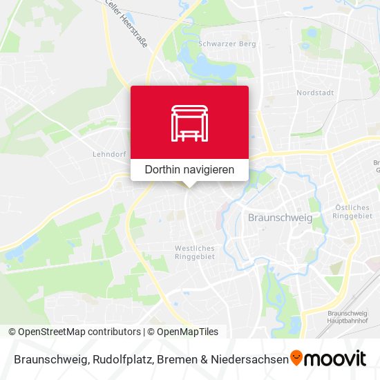 Braunschweig, Rudolfplatz Karte