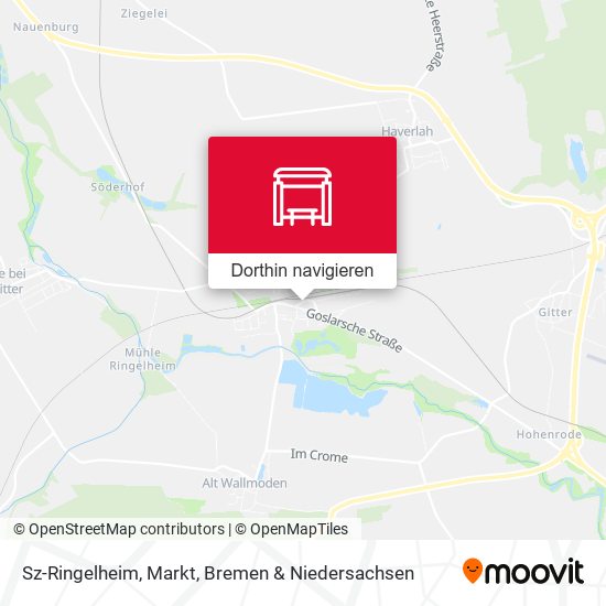 Sz-Ringelheim, Markt Karte