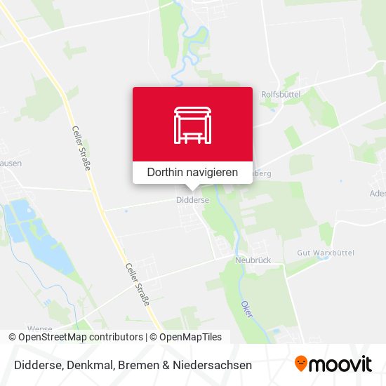 Didderse, Denkmal Karte