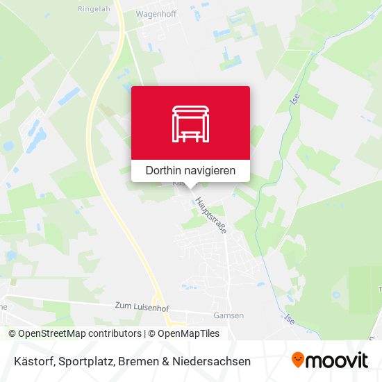 Kästorf, Sportplatz Karte