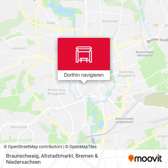 Braunschweig, Altstadtmarkt Karte
