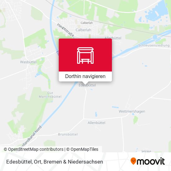 Edesbüttel, Ort Karte