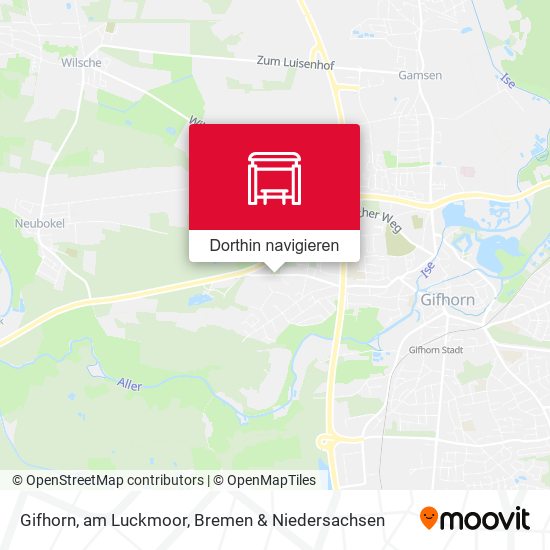 Gifhorn, am Luckmoor Karte