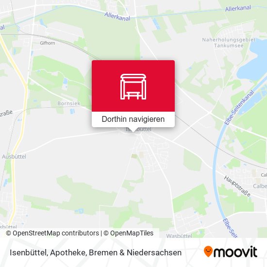 Isenbüttel, Apotheke Karte