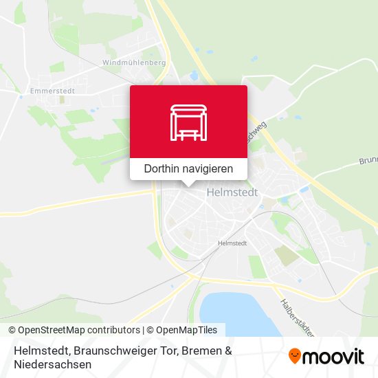 Helmstedt, Braunschweiger Tor Karte