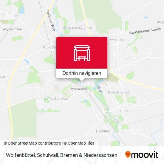 Wolfenbüttel, Schulwall Karte