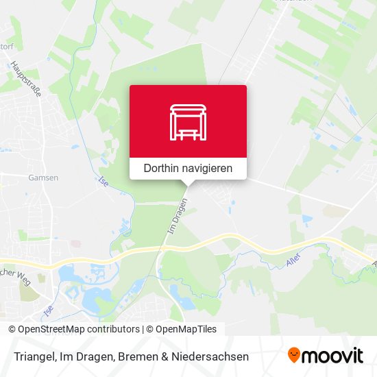 Triangel, Im Dragen Karte