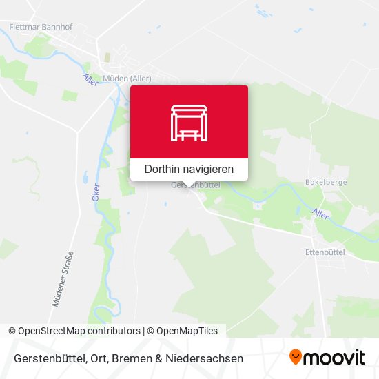 Gerstenbüttel, Ort Karte