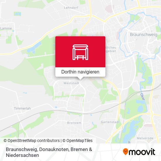 Braunschweig, Donauknoten Karte