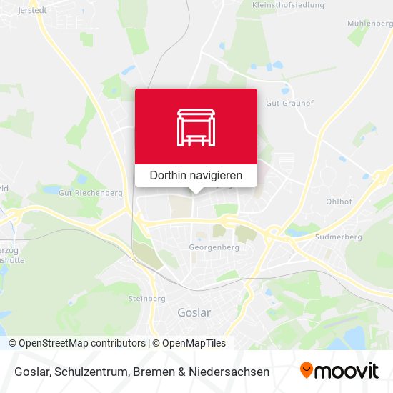 Goslar, Schulzentrum Karte