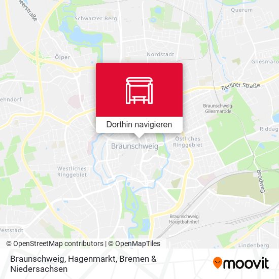 Braunschweig, Hagenmarkt Karte