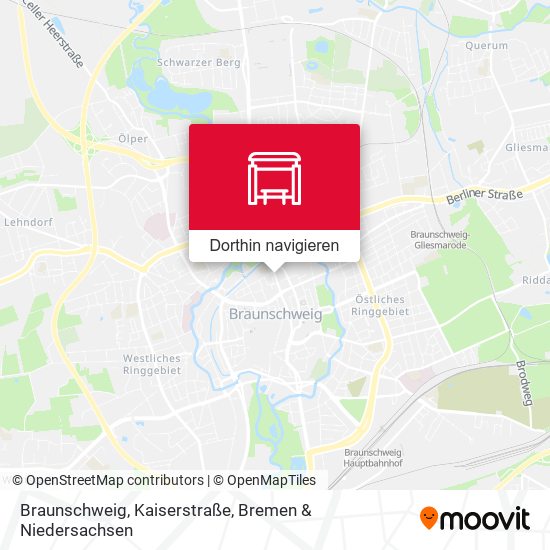 Braunschweig, Kaiserstraße Karte