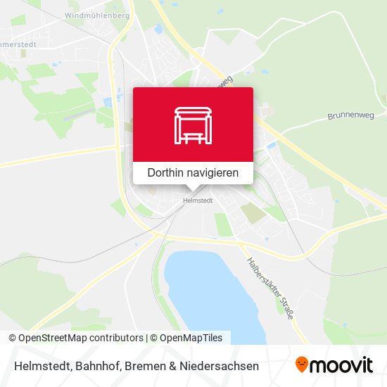 Helmstedt, Bahnhof Karte