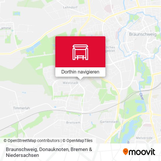 Braunschweig, Donauknoten Karte