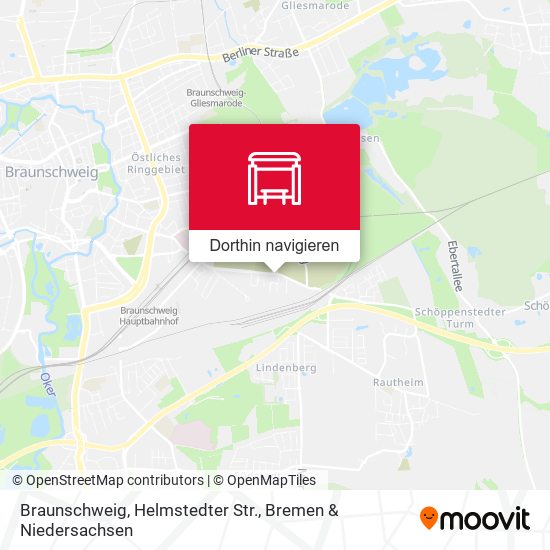 Braunschweig, Helmstedter Str. Karte