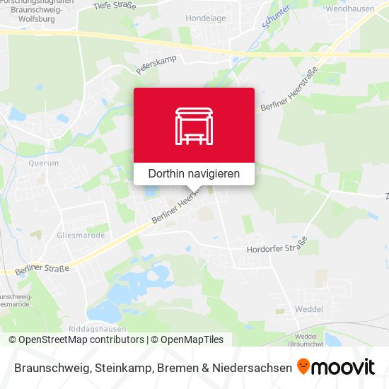 Braunschweig, Steinkamp Karte