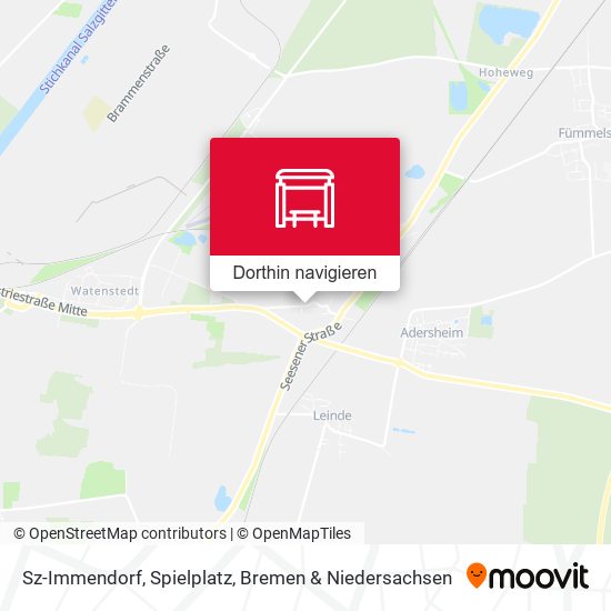 Sz-Immendorf, Spielplatz Karte