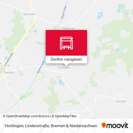 Hoitlingen, Lindenstraße Karte