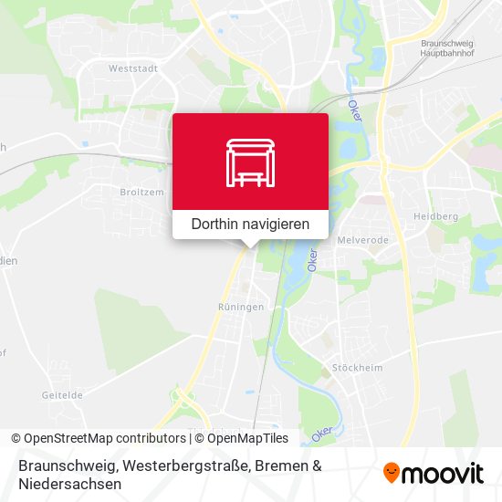 Braunschweig, Westerbergstraße Karte