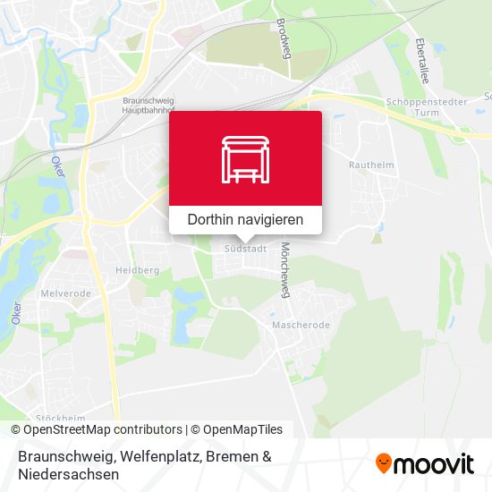 Braunschweig, Welfenplatz Karte