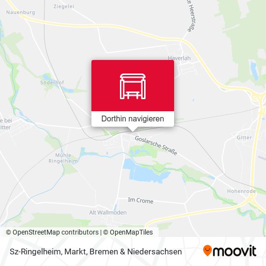 Sz-Ringelheim, Markt Karte
