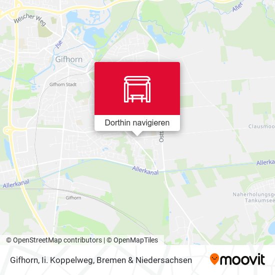 Gifhorn, Ii. Koppelweg Karte