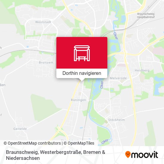 Braunschweig, Westerbergstraße Karte