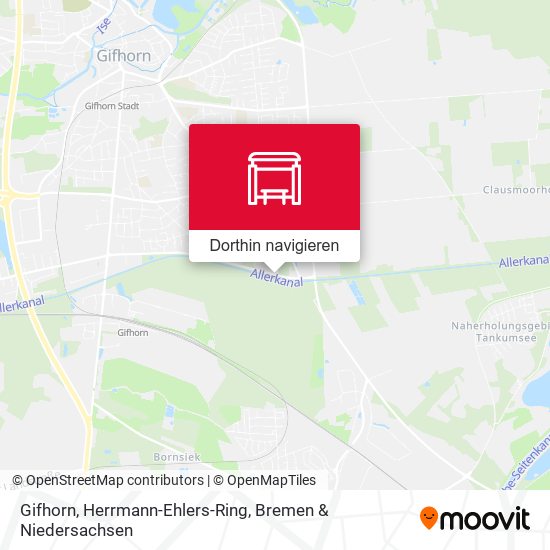 Gifhorn, Herrmann-Ehlers-Ring Karte