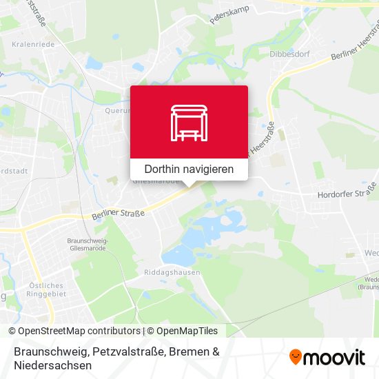 Braunschweig, Petzvalstraße Karte