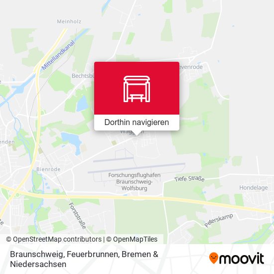Braunschweig, Feuerbrunnen Karte