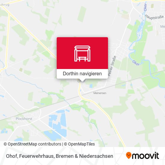 Ohof, Feuerwehrhaus Karte