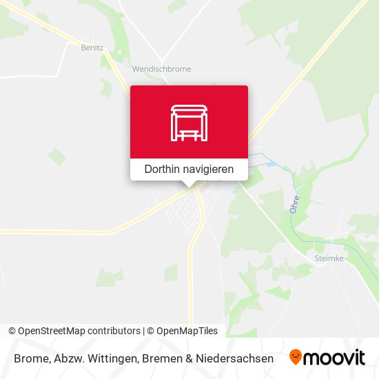 Brome, Abzw. Wittingen Karte