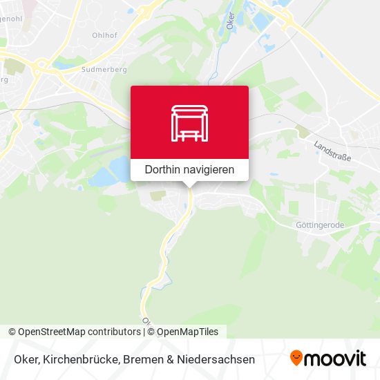 Oker, Kirchenbrücke Karte