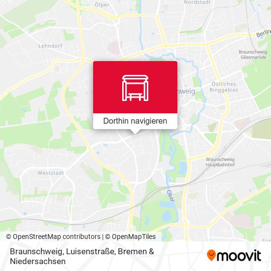Braunschweig, Luisenstraße Karte