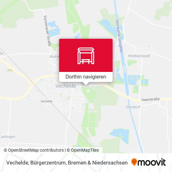 Vechelde, Bürgerzentrum Karte