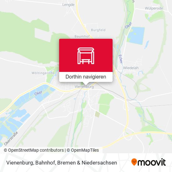 Vienenburg, Bahnhof Karte