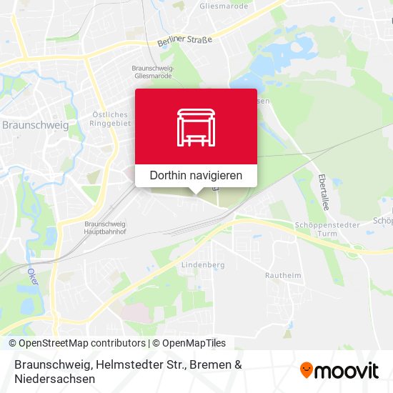 Braunschweig, Helmstedter Str. Karte