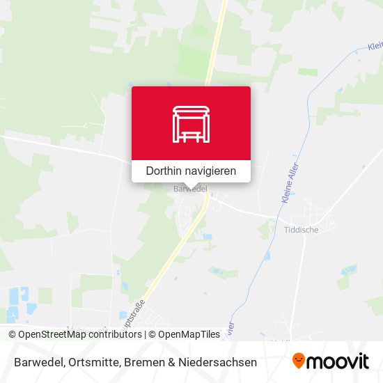 Barwedel, Ortsmitte Karte