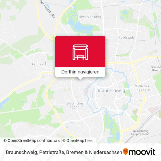 Braunschweig, Petristraße Karte