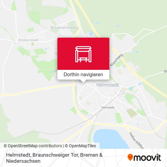 Helmstedt, Braunschweiger Tor Karte