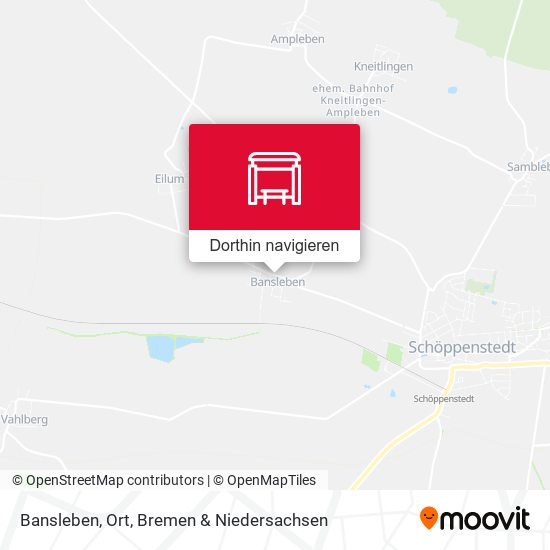 Bansleben, Ort Karte