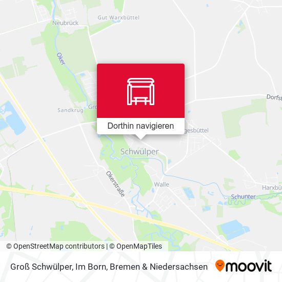 Groß Schwülper, Im Born Karte