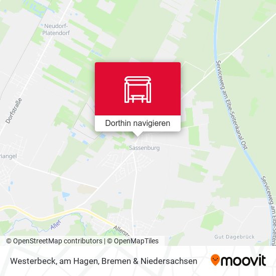 Westerbeck, am Hagen Karte