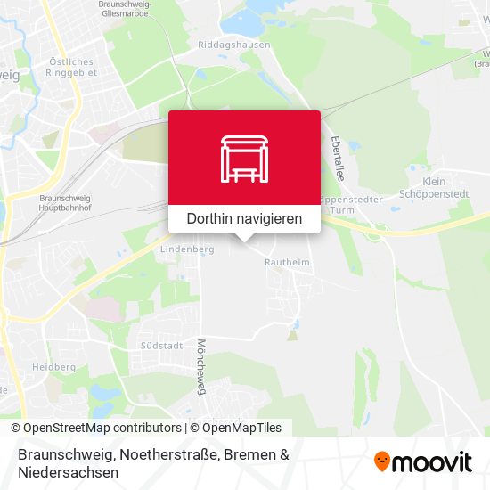 Braunschweig, Noetherstraße Karte