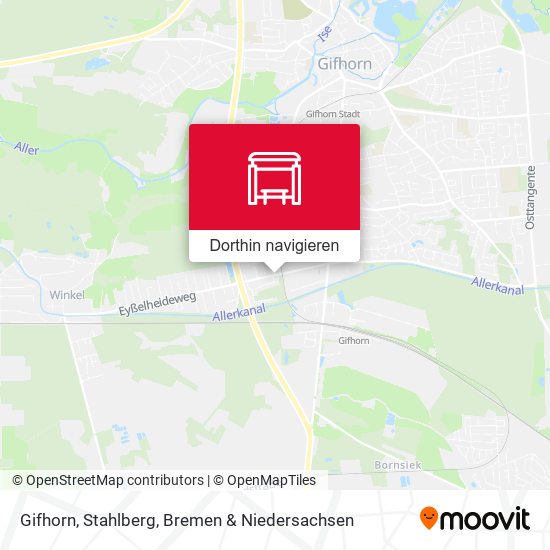 Gifhorn, Stahlberg Karte