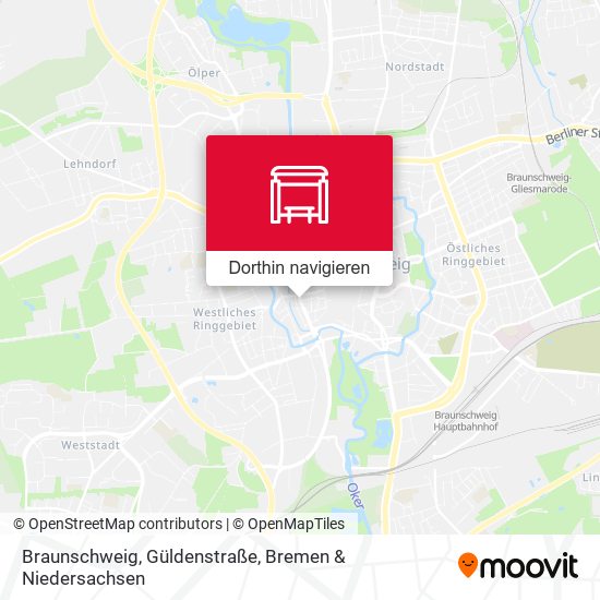 Braunschweig, Güldenstraße Karte