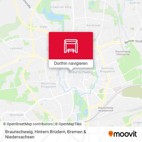Braunschweig, Hintern Brüdern Karte
