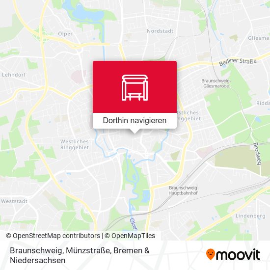 Braunschweig, Münzstraße Karte
