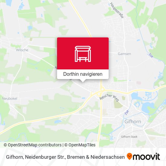 Gifhorn, Neidenburger Str. Karte