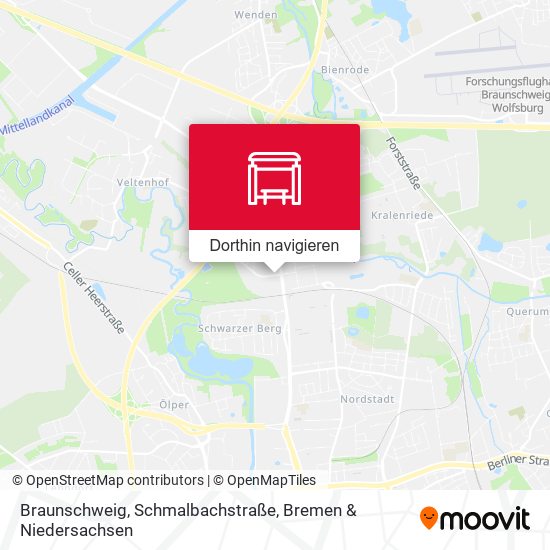 Braunschweig, Schmalbachstraße Karte